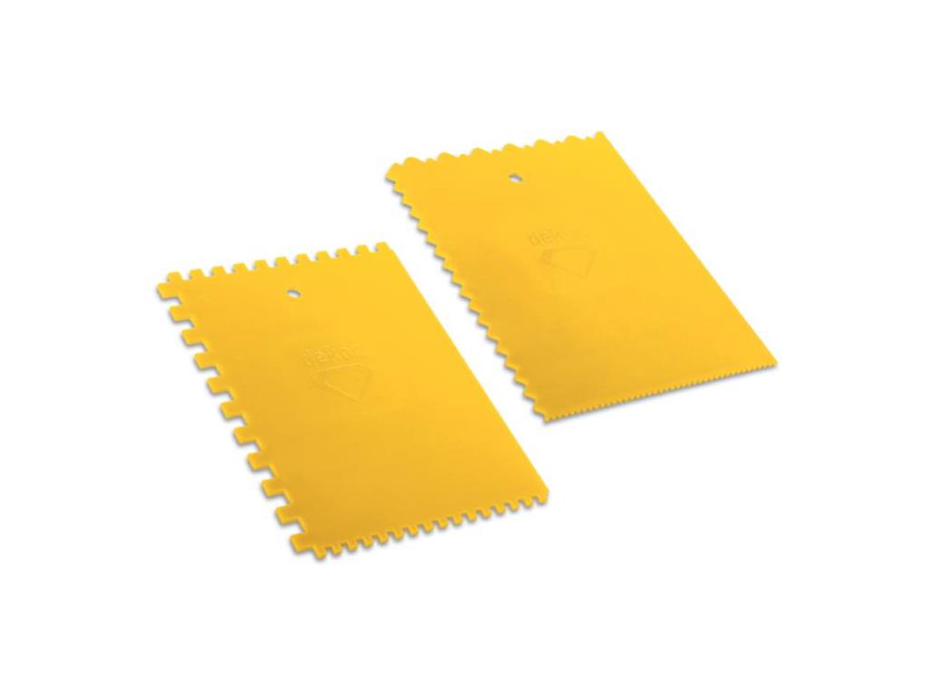 Plastic Tile Comb Triangle - Trapezoidal Tooth, Square Tooth