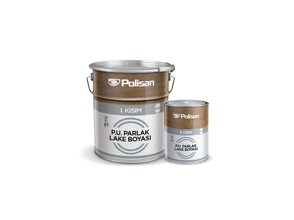 Polyurethane Glossy Lacquer Paint Silver